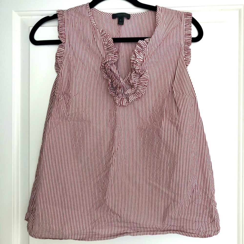 J. Crew Striped Blouse
